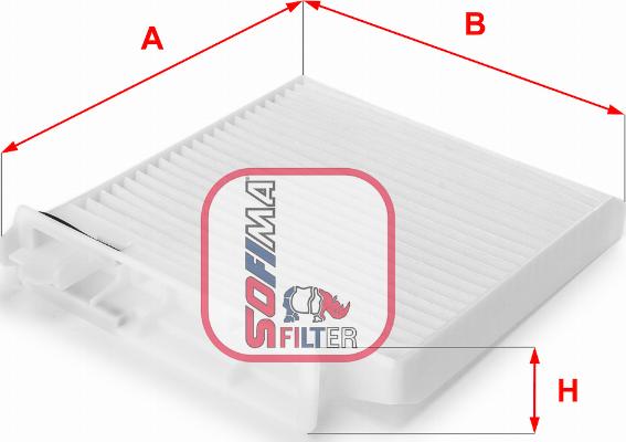 Sofima S 3104 C - Филтър купе (поленов филтър) vvparts.bg