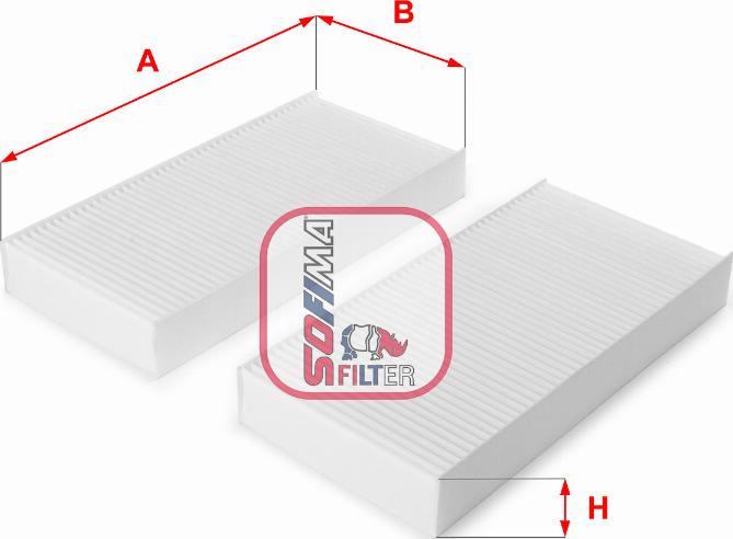 Sofima S 3108 C - Филтър купе (поленов филтър) vvparts.bg