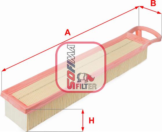 Sofima S 3345 A - Въздушен филтър vvparts.bg