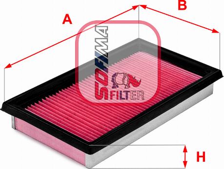 Sofima S 3362 A - Въздушен филтър vvparts.bg