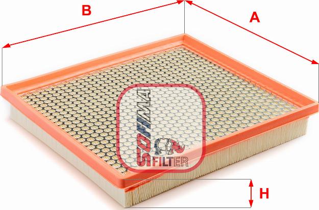 Sofima S 3388 A - Въздушен филтър vvparts.bg