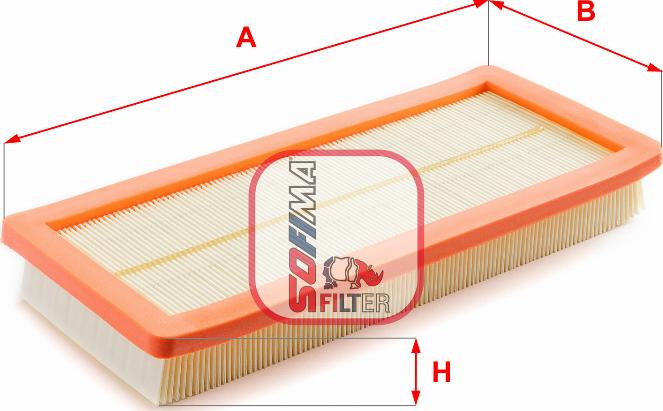 Sofima S 3371 A - Въздушен филтър vvparts.bg