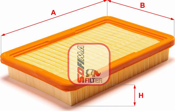 Sofima S 3285 A - Въздушен филтър vvparts.bg