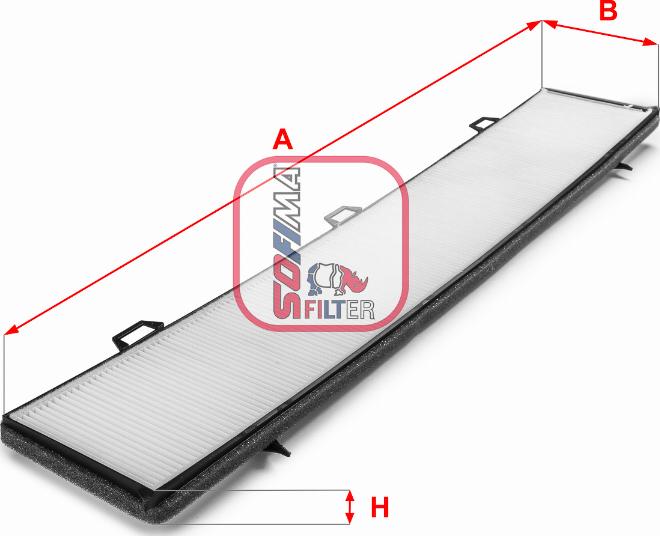 Sofima S 3236 C - Филтър купе (поленов филтър) vvparts.bg