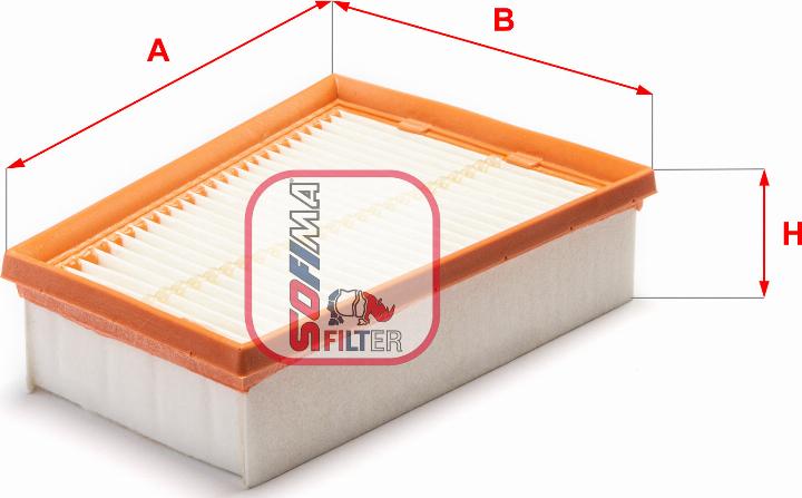 Sofima S 3A70 A - Въздушен филтър vvparts.bg