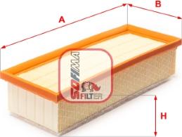 Sofima S 3B21 A - Въздушен филтър vvparts.bg