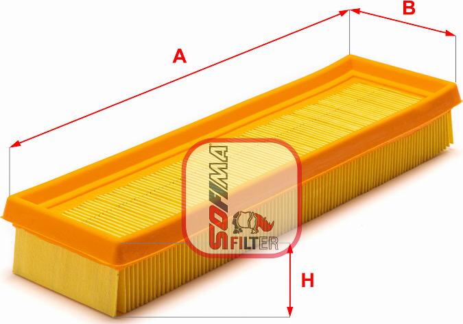 Sofima S 2640 A - Въздушен филтър vvparts.bg