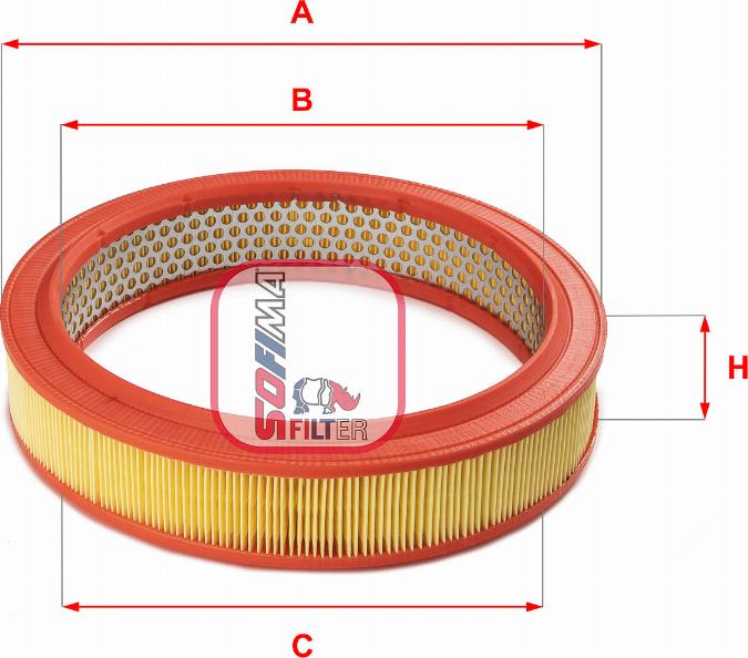 Sofima S 7460 A - Въздушен филтър vvparts.bg