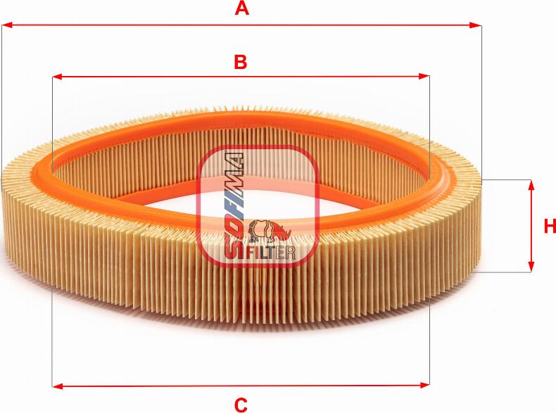 Sofima S 7660 A - Въздушен филтър vvparts.bg