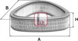 Sofima S 7174 A - Въздушен филтър vvparts.bg