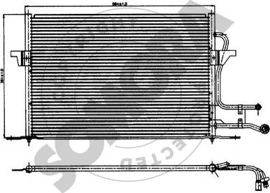 Somora 095060 - Кондензатор, климатизация vvparts.bg