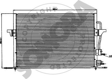 Somora 095160 - Кондензатор, климатизация vvparts.bg