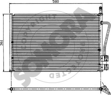 Somora 092560 - Кондензатор, климатизация vvparts.bg