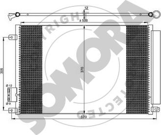 Somora 080260 - Кондензатор, климатизация vvparts.bg