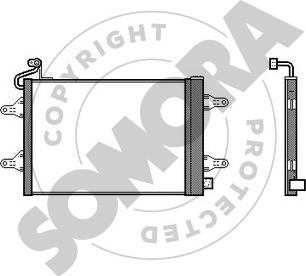 Somora 355460 - Кондензатор, климатизация vvparts.bg