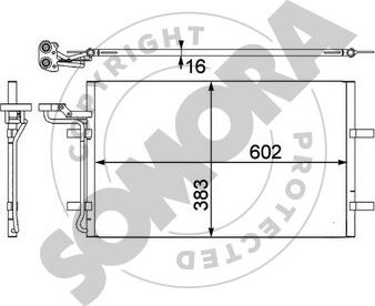 Somora 361460 - Кондензатор, климатизация vvparts.bg