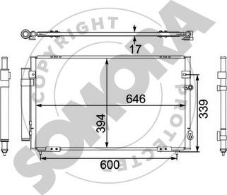 Somora 372160 - Кондензатор, климатизация vvparts.bg