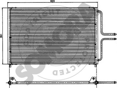 Somora 242060 - Кондензатор, климатизация vvparts.bg