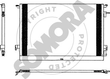 Somora 210660A - Кондензатор, климатизация vvparts.bg