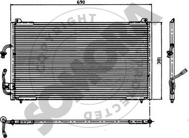 Somora 223260 - Кондензатор, климатизация vvparts.bg