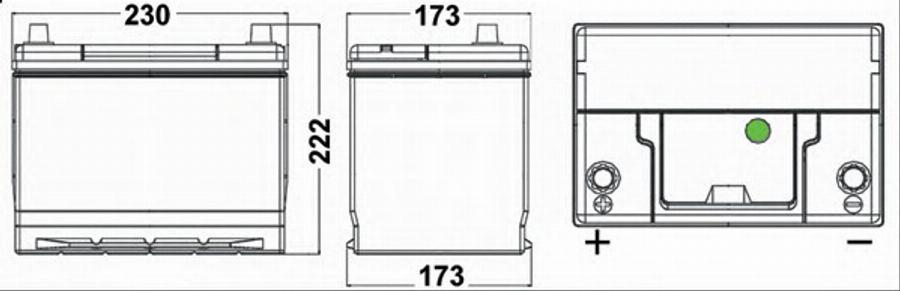 Sonnak SA655 - Стартов акумулатор vvparts.bg