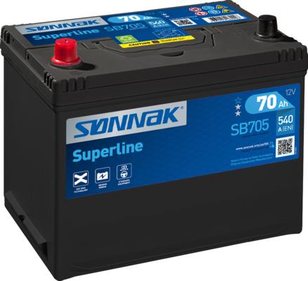 Sonnak SB705 - Стартов акумулатор vvparts.bg