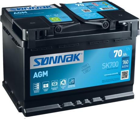 Sonnak SK700 - Стартов акумулатор vvparts.bg