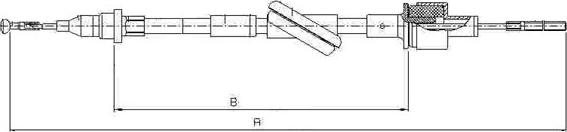 SONOVA CF00048 - Въжен механизъм, задействане на съединителя vvparts.bg