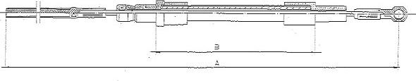 SONOVA CF01284 - Въжен механизъм, задействане на съединителя vvparts.bg