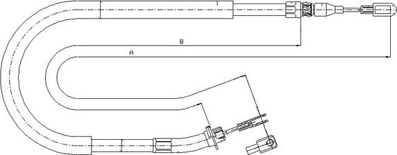 SONOVA CM09870 - Жило, ръчна спирачка vvparts.bg