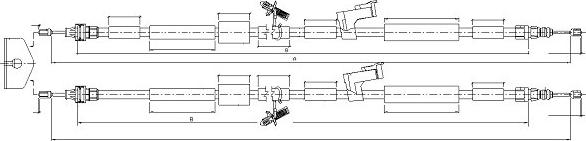 SONOVA CM04320 - Жило, ръчна спирачка vvparts.bg