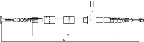 SONOVA CM00160 - Жило, ръчна спирачка vvparts.bg