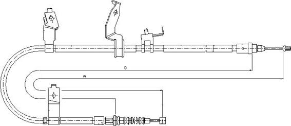 SONOVA CM08450 - Жило, ръчна спирачка vvparts.bg