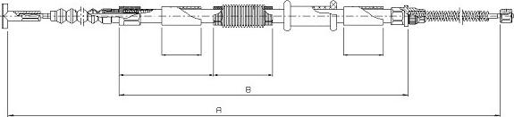 SONOVA CM03430 - Жило, ръчна спирачка vvparts.bg