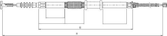 SONOVA CM03550 - Жило, ръчна спирачка vvparts.bg