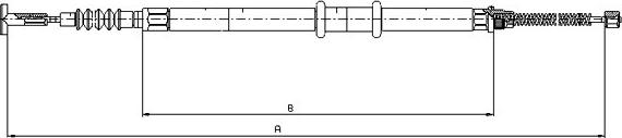 SONOVA CM03520 - Жило, ръчна спирачка vvparts.bg