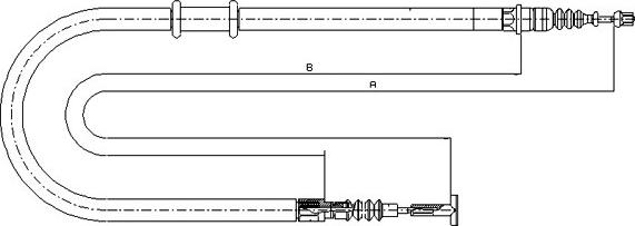 SONOVA CM03620 - Жило, ръчна спирачка vvparts.bg