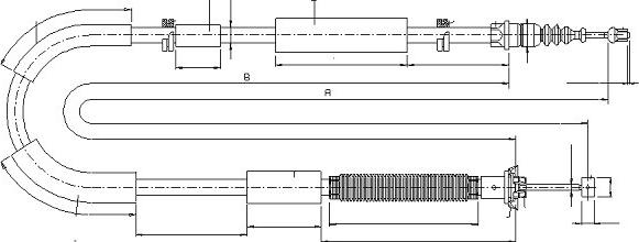 SONOVA CM02900 - Жило, ръчна спирачка vvparts.bg