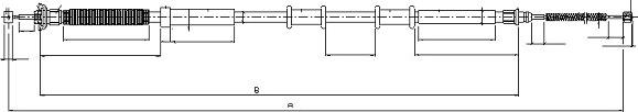 SONOVA CM02860 - Жило, ръчна спирачка vvparts.bg