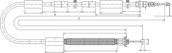 SONOVA CM02770 - Жило, ръчна спирачка vvparts.bg