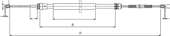 SONOVA CM14100 - Жило, ръчна спирачка vvparts.bg