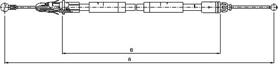 SONOVA CM15400 - Жило, ръчна спирачка vvparts.bg