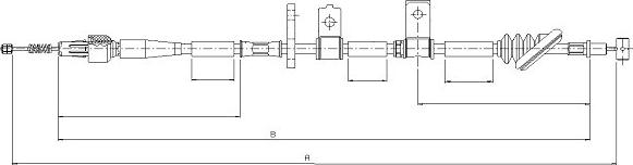 SONOVA CM16620 - Жило, ръчна спирачка vvparts.bg