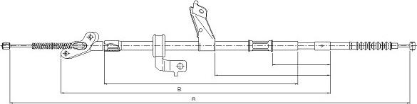 SONOVA CM18440 - Жило, ръчна спирачка vvparts.bg