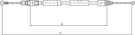 SONOVA CM12940 - Жило, ръчна спирачка vvparts.bg