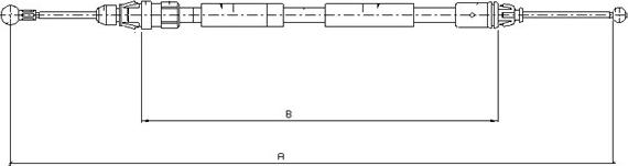 SONOVA CM12950 - Жило, ръчна спирачка vvparts.bg