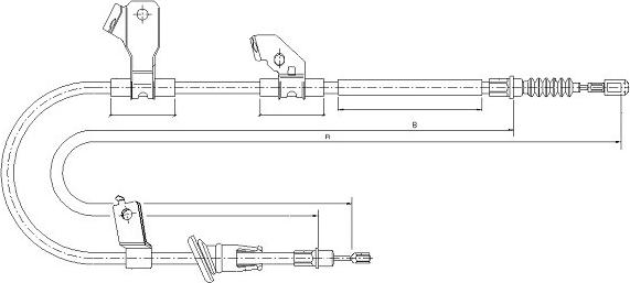 SONOVA CM21050 - Жило, ръчна спирачка vvparts.bg