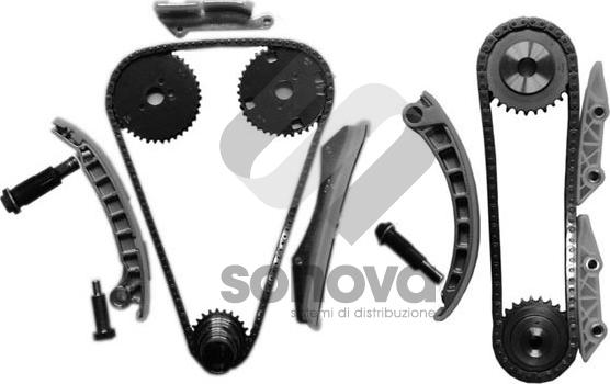 SONOVA MKC00153 - Комплект ангренажна верига vvparts.bg