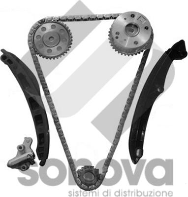 SONOVA MKC00105 - Комплект ангренажна верига vvparts.bg