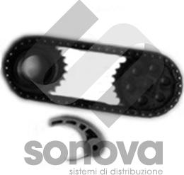 SONOVA MKC00117 - Комплект ангренажна верига vvparts.bg